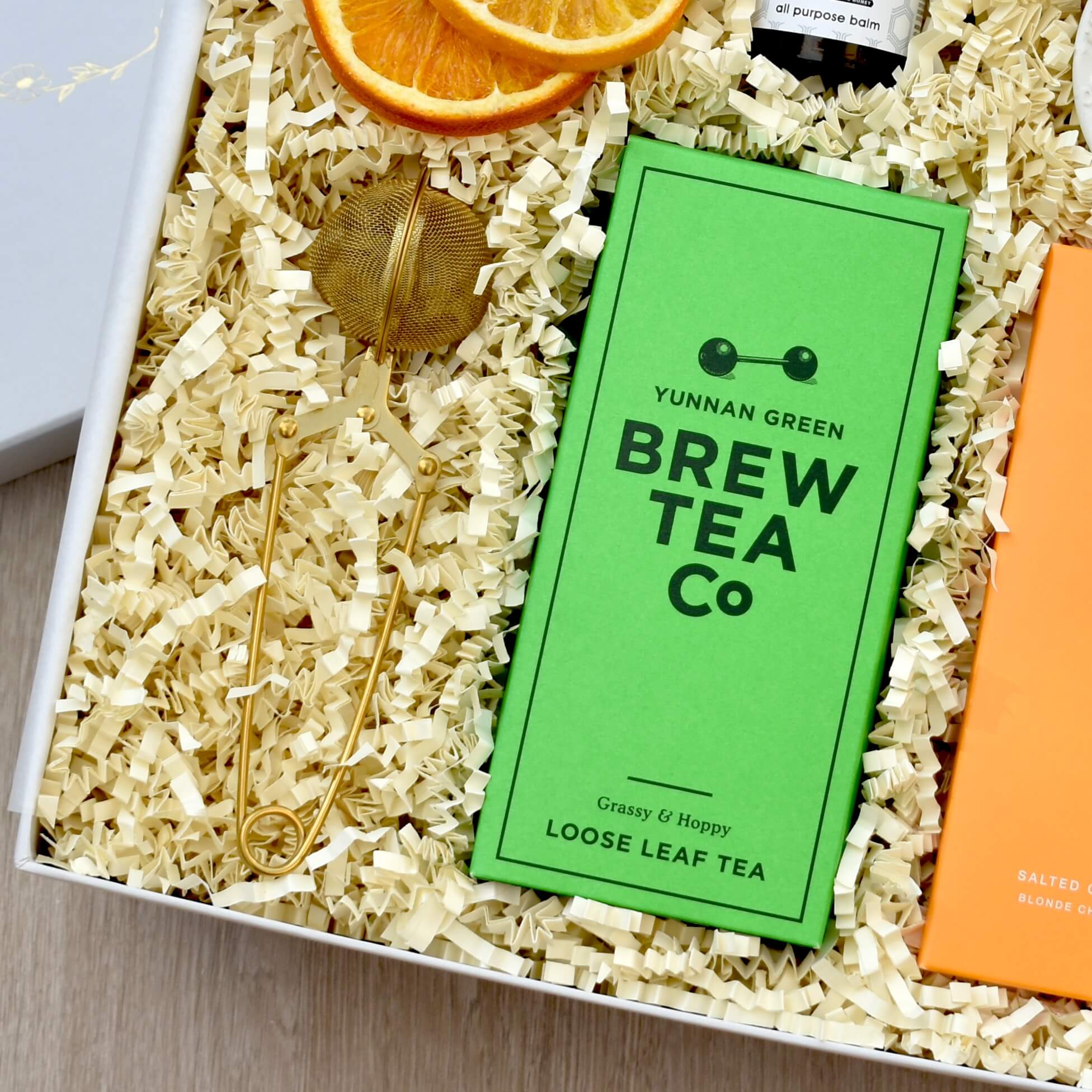 Send a tea themed gift box!