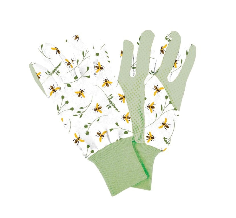 Bee Print Gardening Gloves